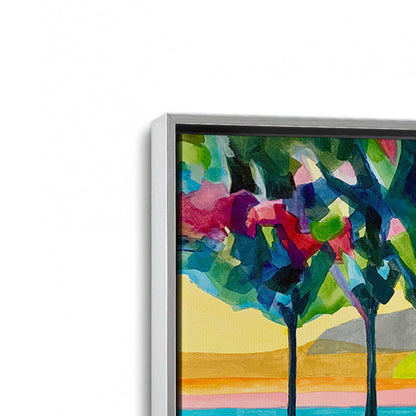 [Color:Polished Chrome], Picture of art in a Polished Chrome frame at an angle