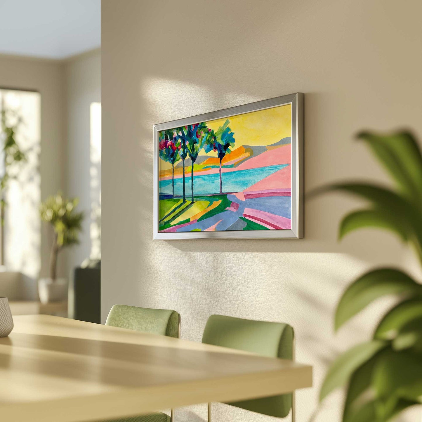 Picture of art in a room