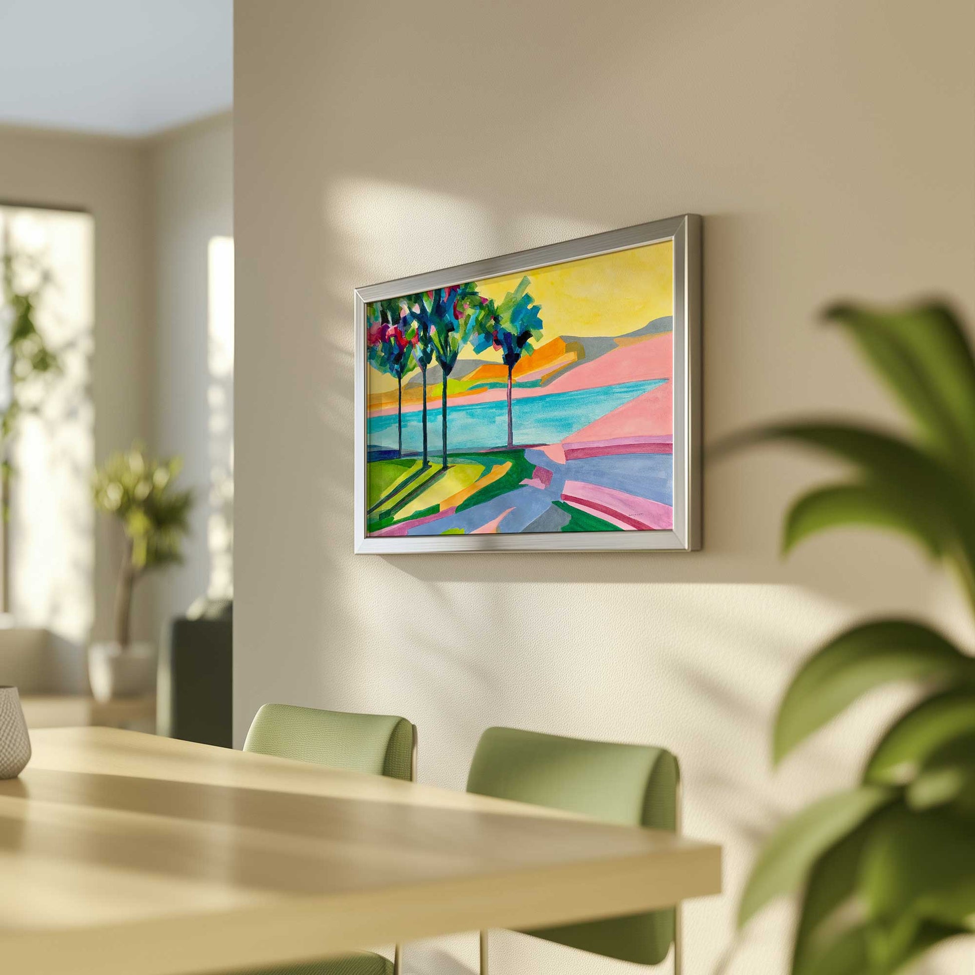 Picture of art in a room