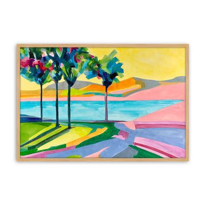 [Color:American Maple], Picture of art in a American Maple frame