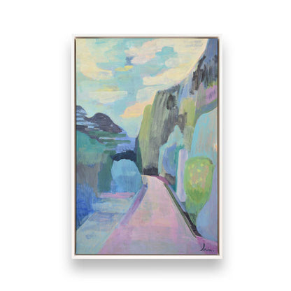 [Color:Opaque White], Picture of art in a White frame
