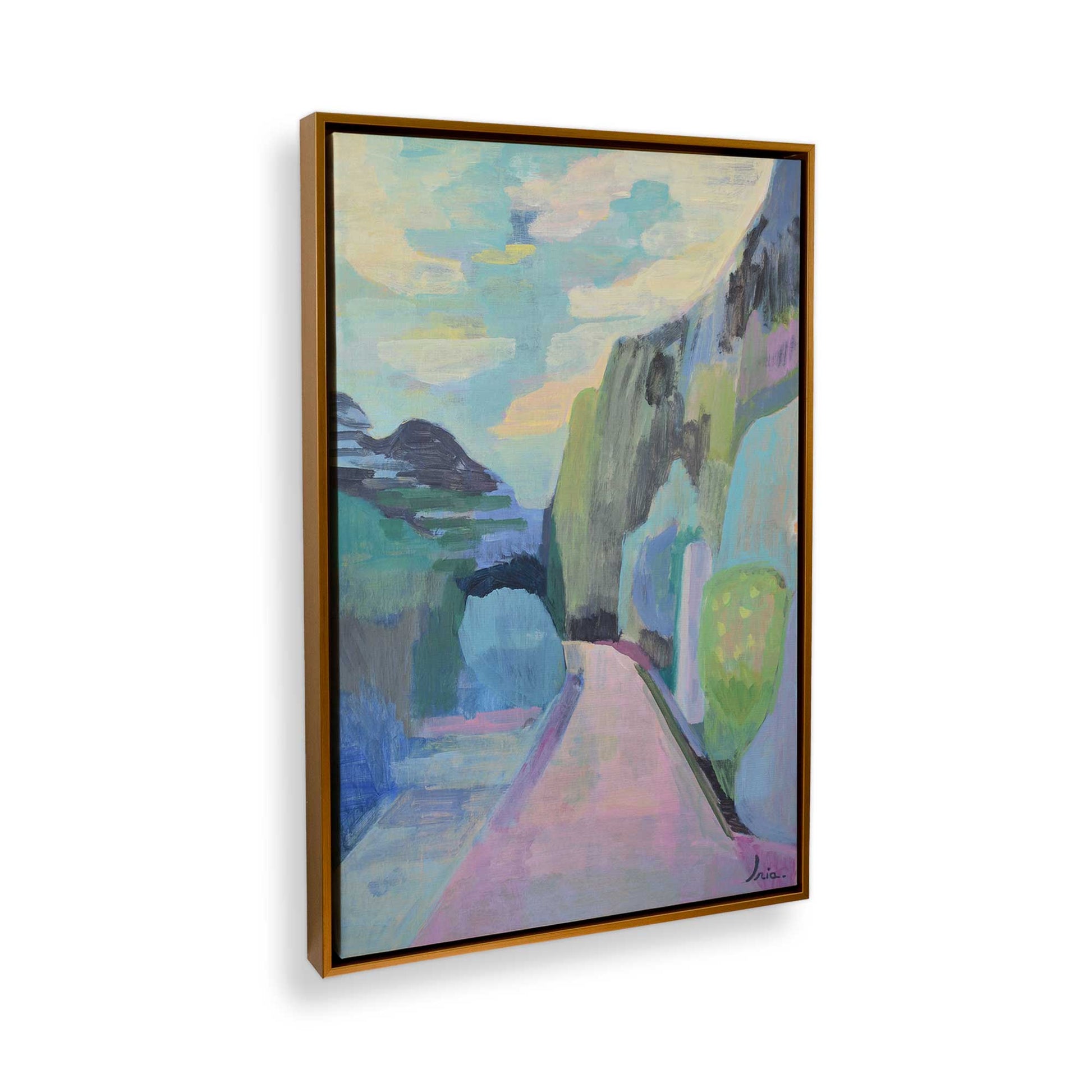 [Color:Polished Gold], Picture of the corner of the art