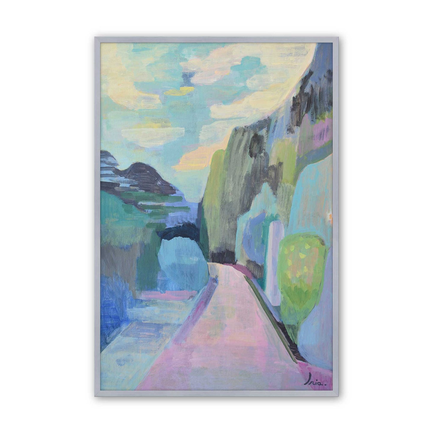 [Color:Polished Chrome], Picture of art in a Polished Chrome frame