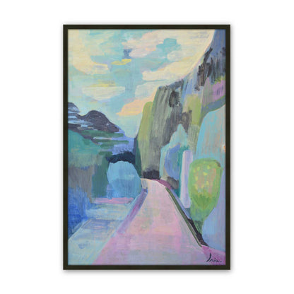 [Color:Satin Black], Picture of art in a Satin Black frame