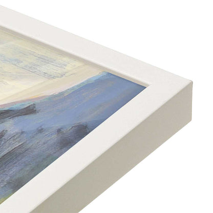 [Color:Opaque White], Picture of art in a Opaque White frame at an angle