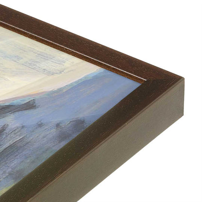 [Color:Belvinder Brown], Picture of art in a Belvinder Brown frame at an angle