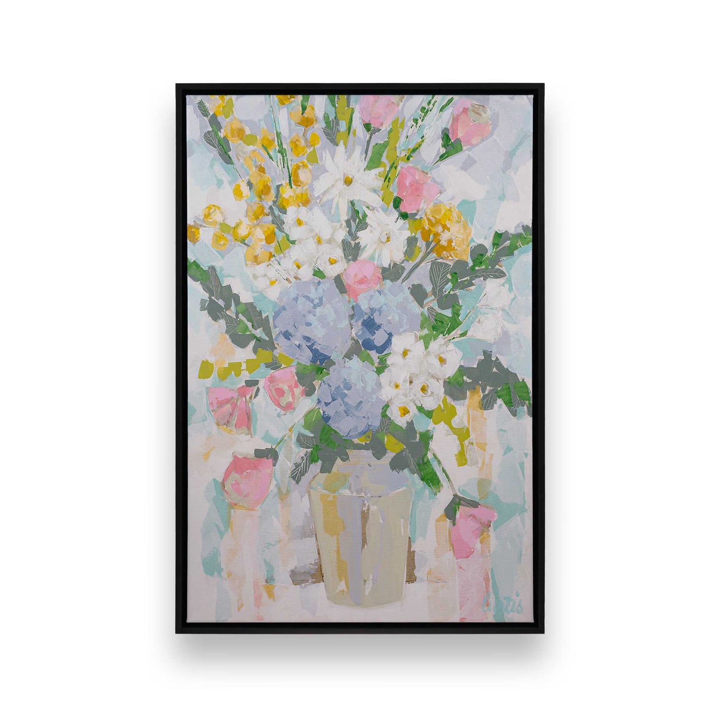 [Color:Satin Black], Picture of art in a Satin Black frame