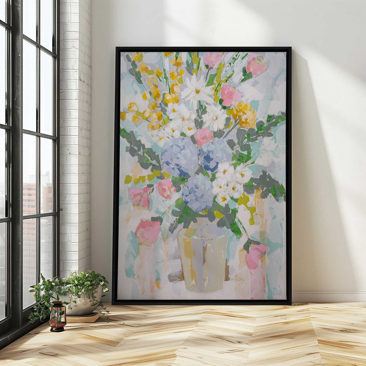 Picture of art in a room