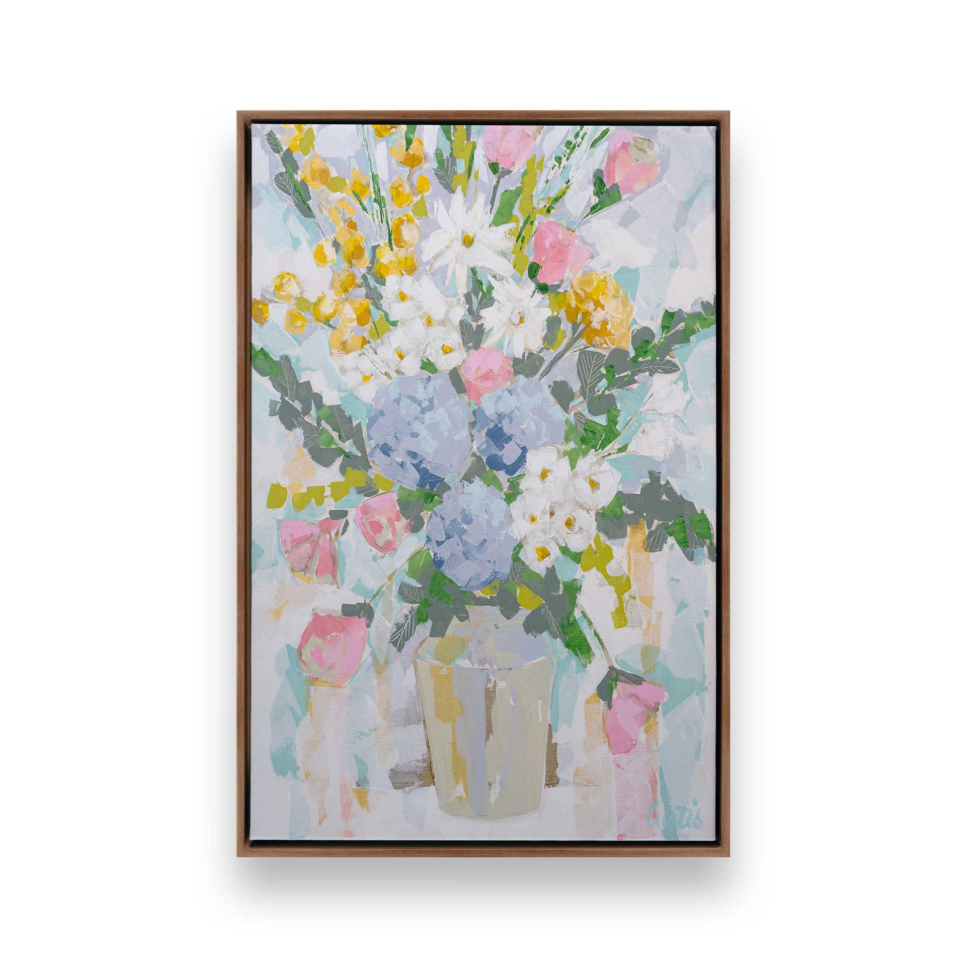 [Color:Walnut], Picture of art in a Walnut frame