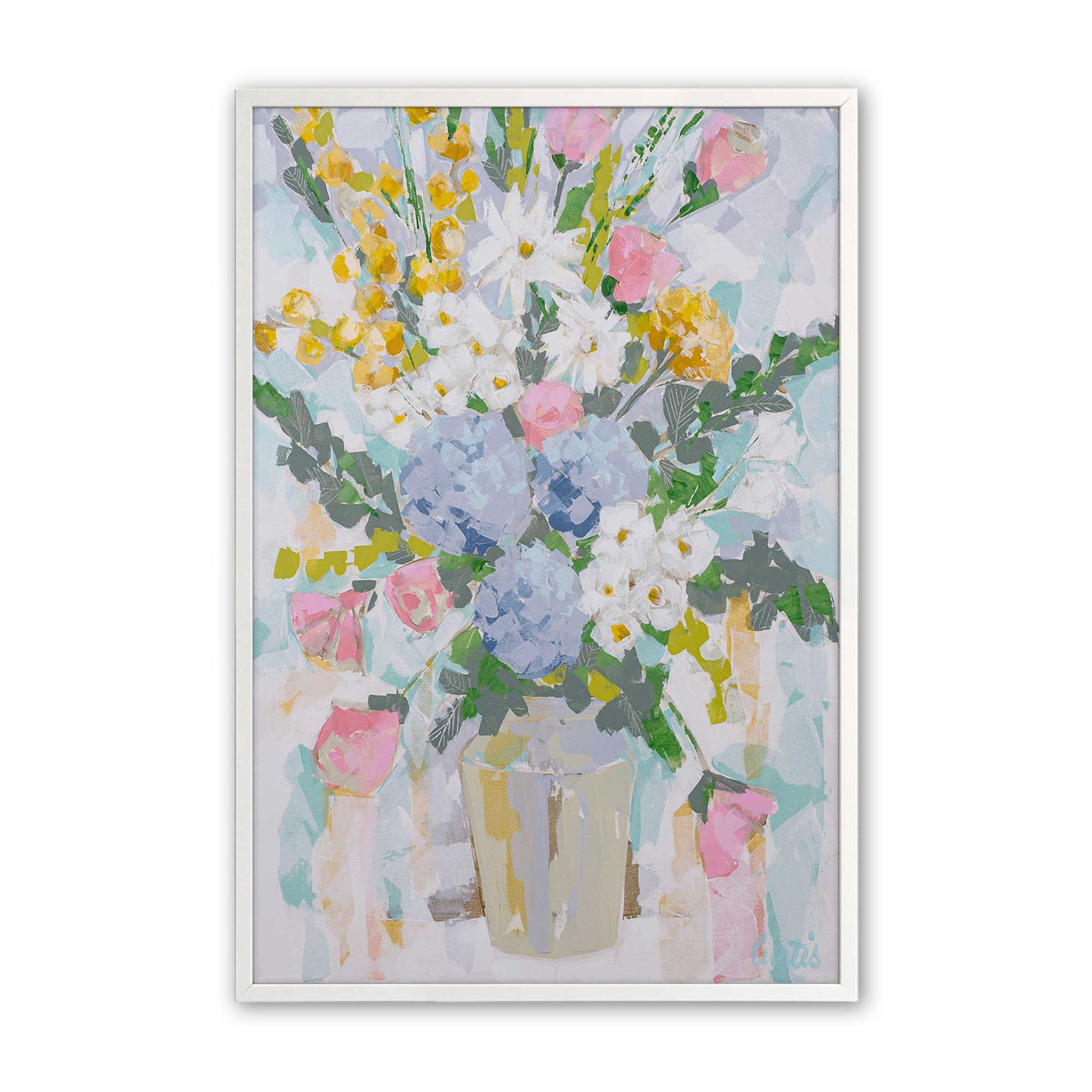 [Color:Opaque White], Picture of art in a Opaque White frame