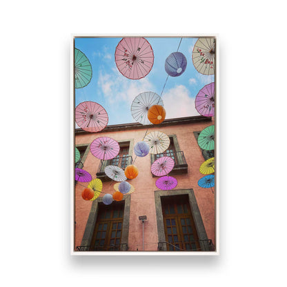 [Color:Opaque White], Picture of art in a White frame