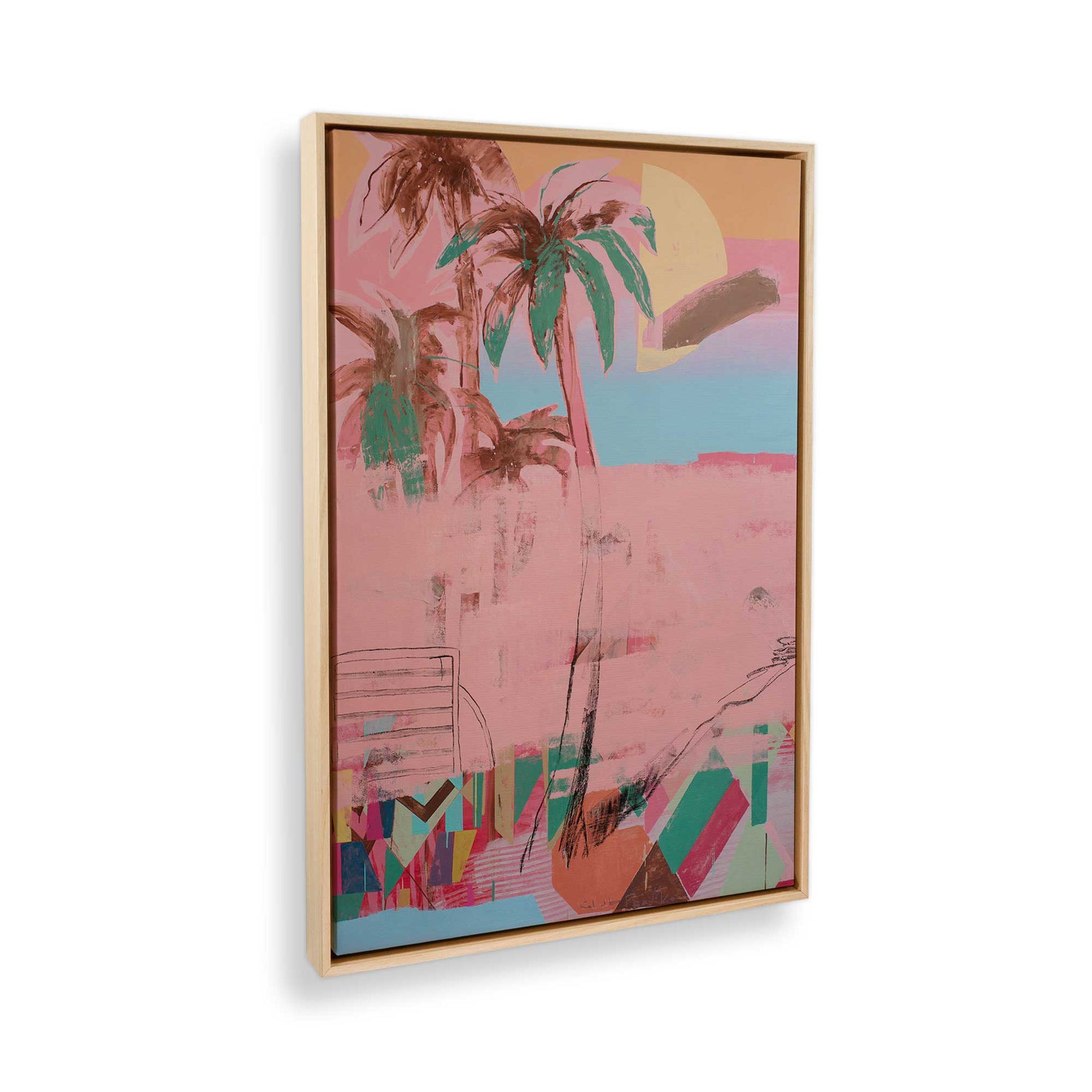 [Color:American Maple], Picture of the corner of the art