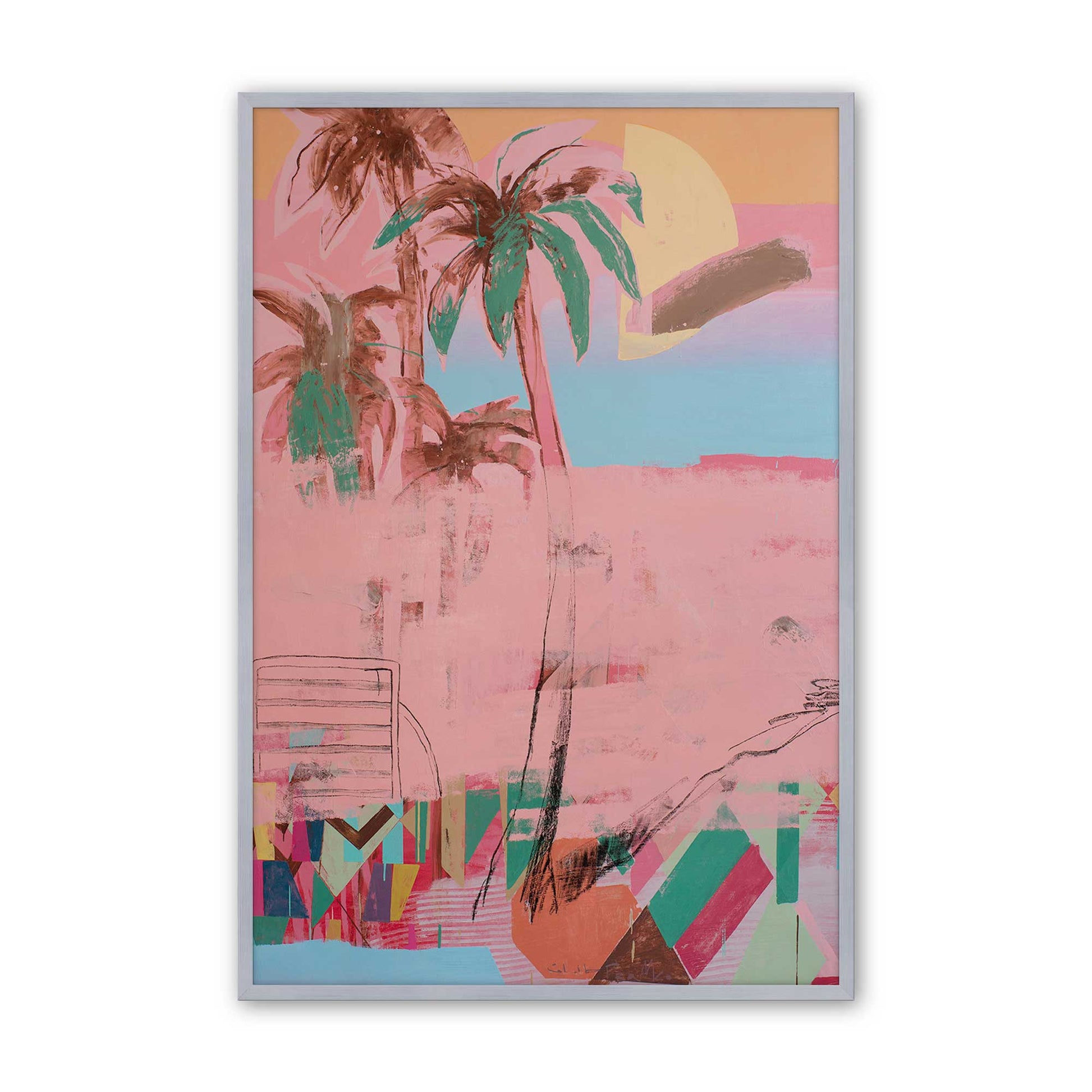 [Color:Polished Chrome], Picture of art in a Polished Chrome frame