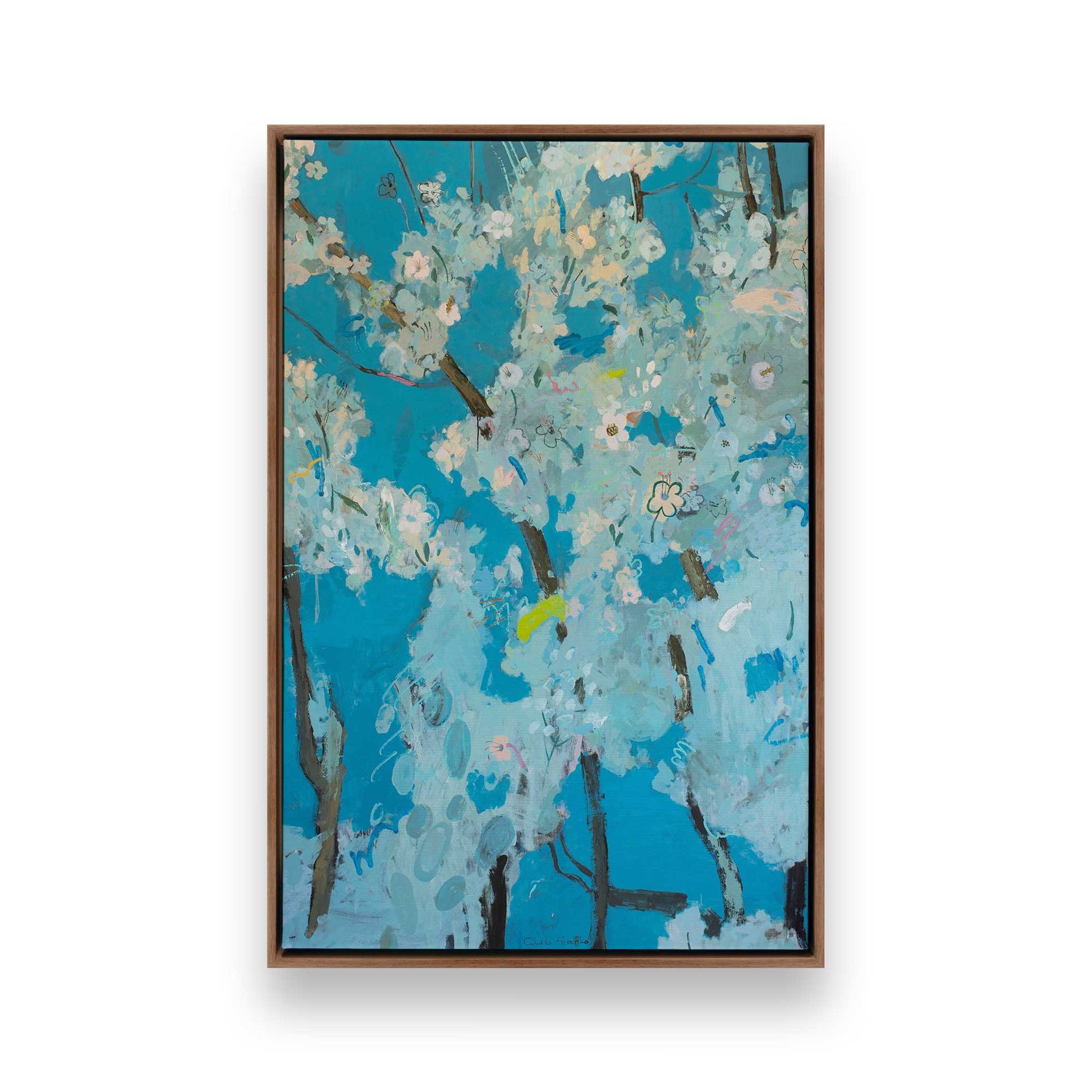 [Color:Walnut], Picture of art in a Walnut frame
