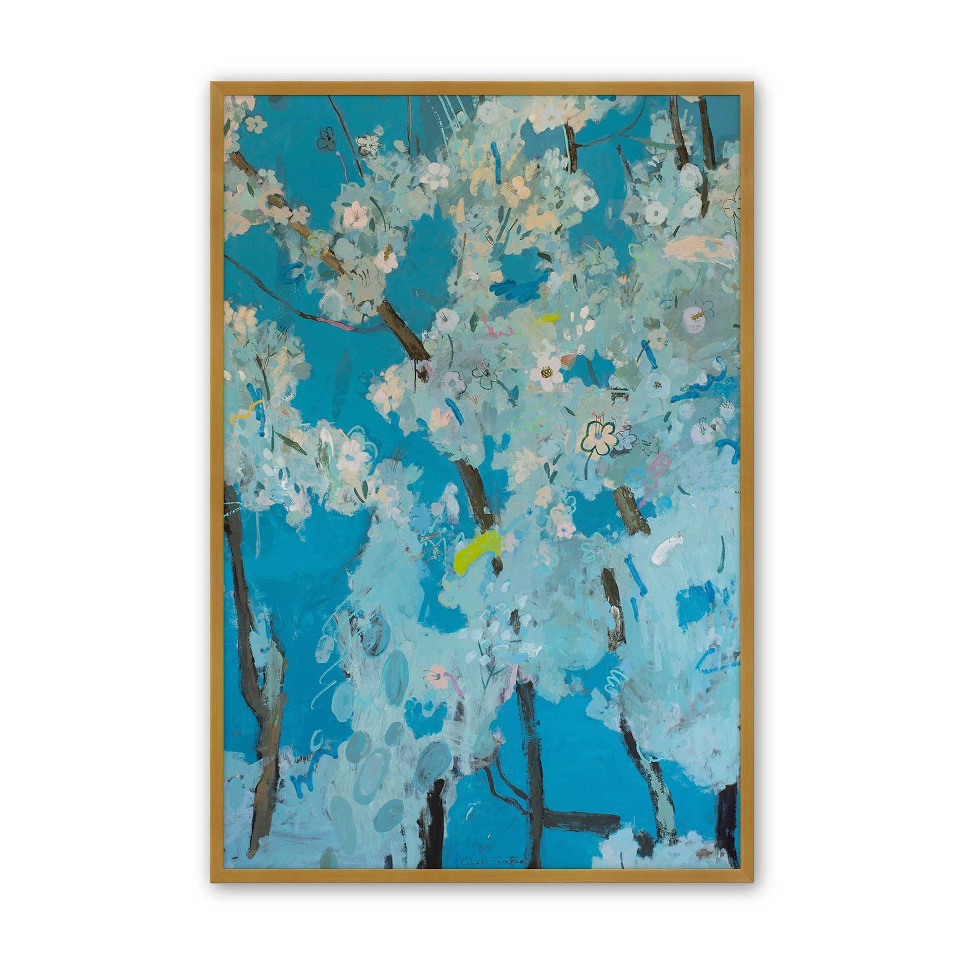 [Color:Polished Gold], Picture of art in a Polished Gold frame