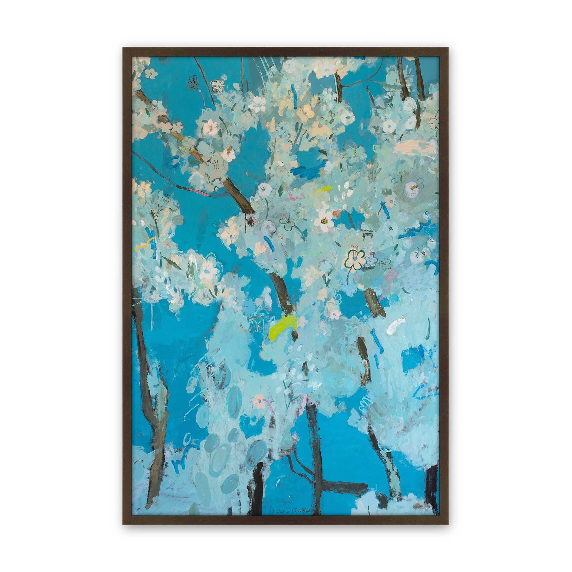 [Color:Belvinder Brown], Picture of art in a Belvinder Brown frame