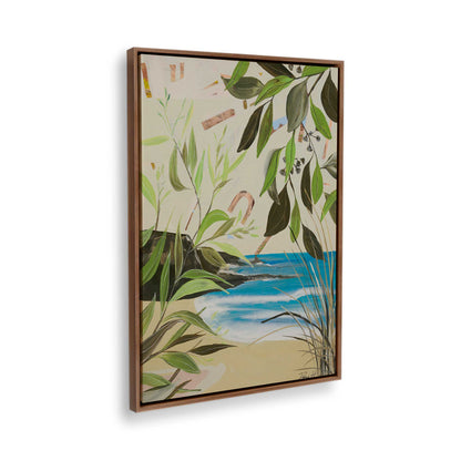 [Color:Walnut], Picture of the corner of the art