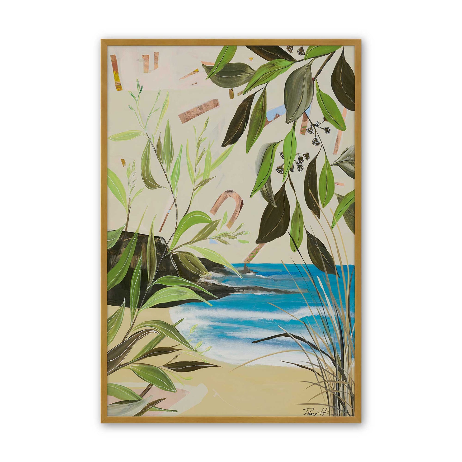 [Color:Polished Gold], Picture of art in a Polished Gold frame