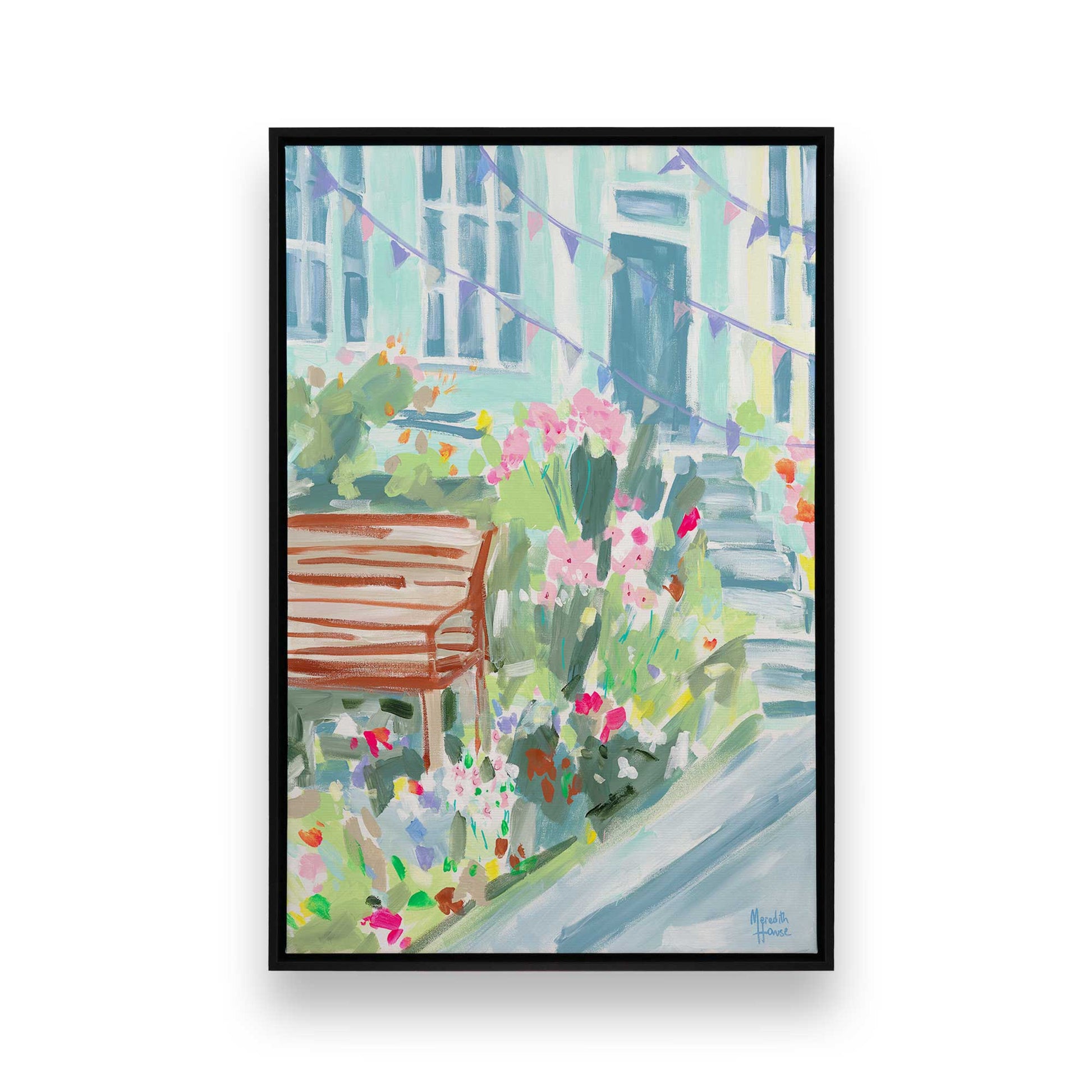 [Color:Satin Black], Picture of art in a Satin Black frame