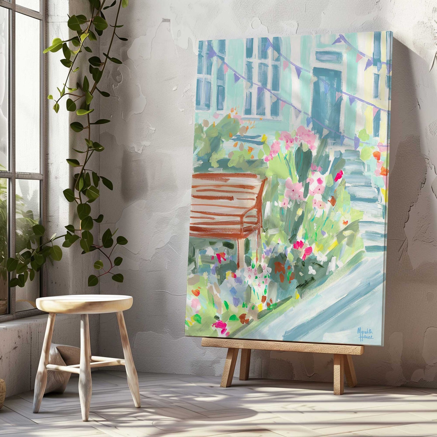 Picture of art in a room