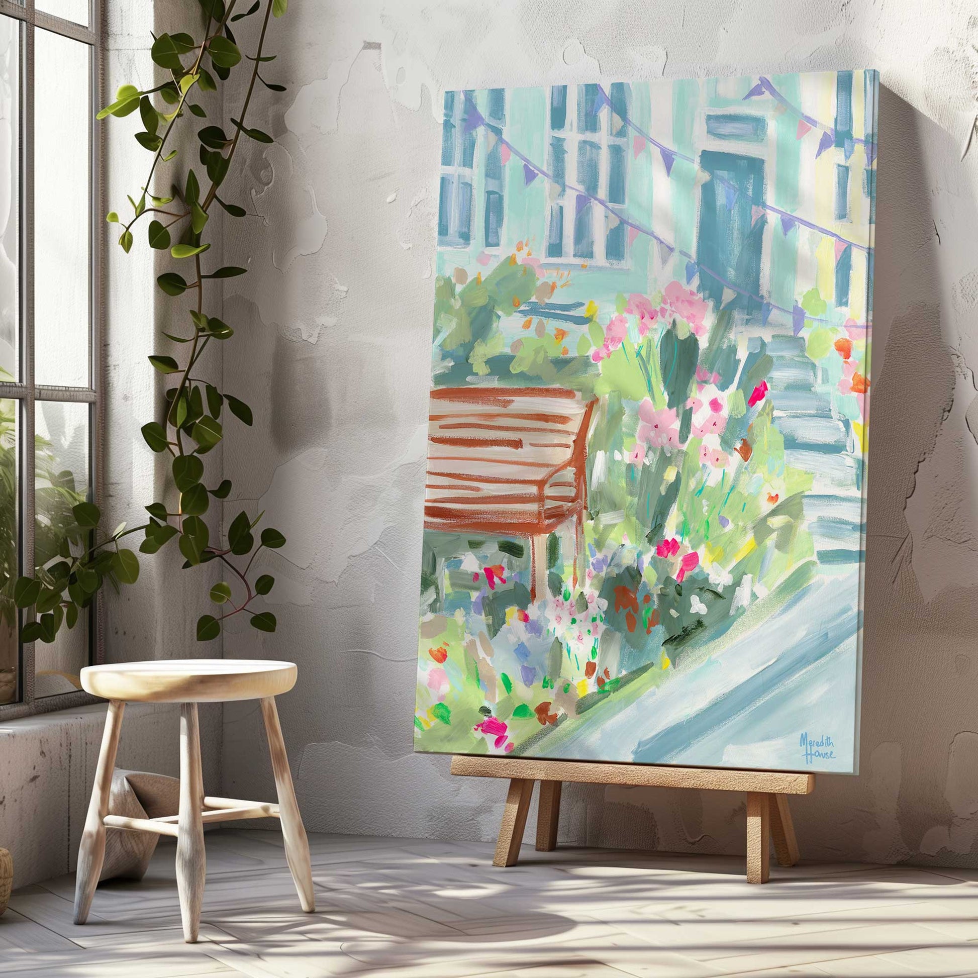 Picture of art in a room