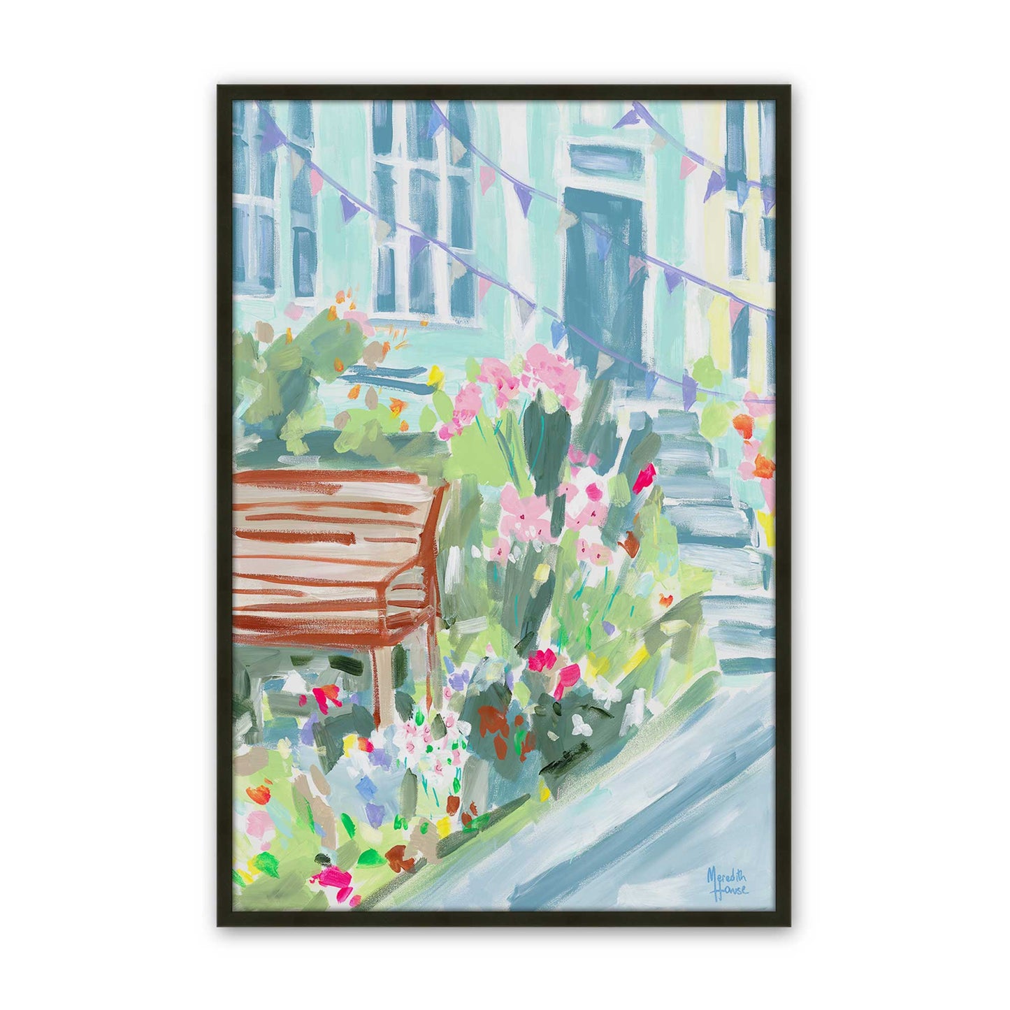 [Color:Satin Black], Picture of art in a Satin Black frame
