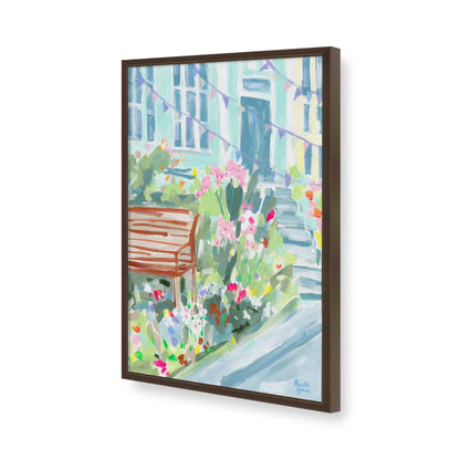 [Color:Belvinder Brown], Picture of art in a Belvinder Brown frame of the corner