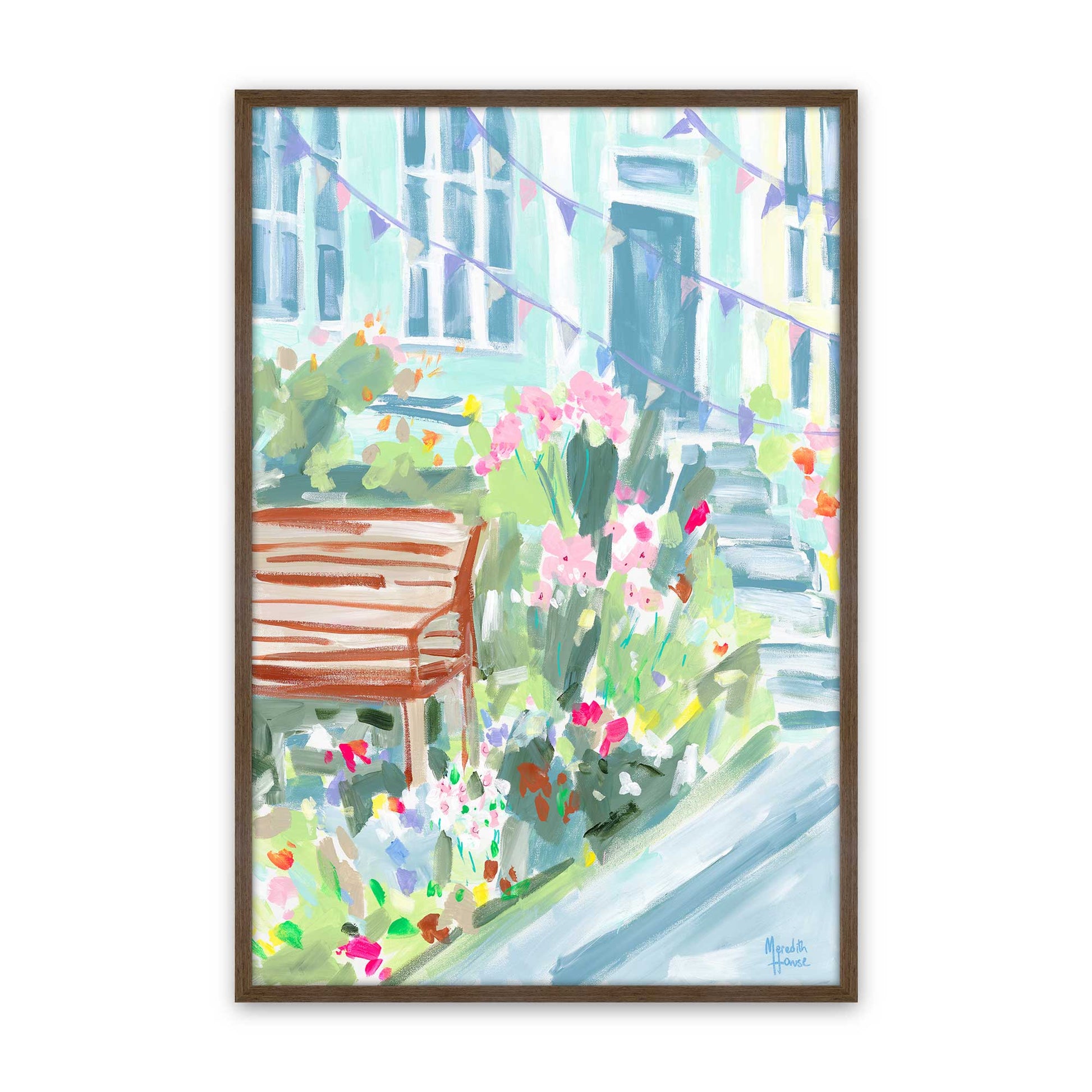 [Color:Walnut], Picture of art in a Walnut frame
