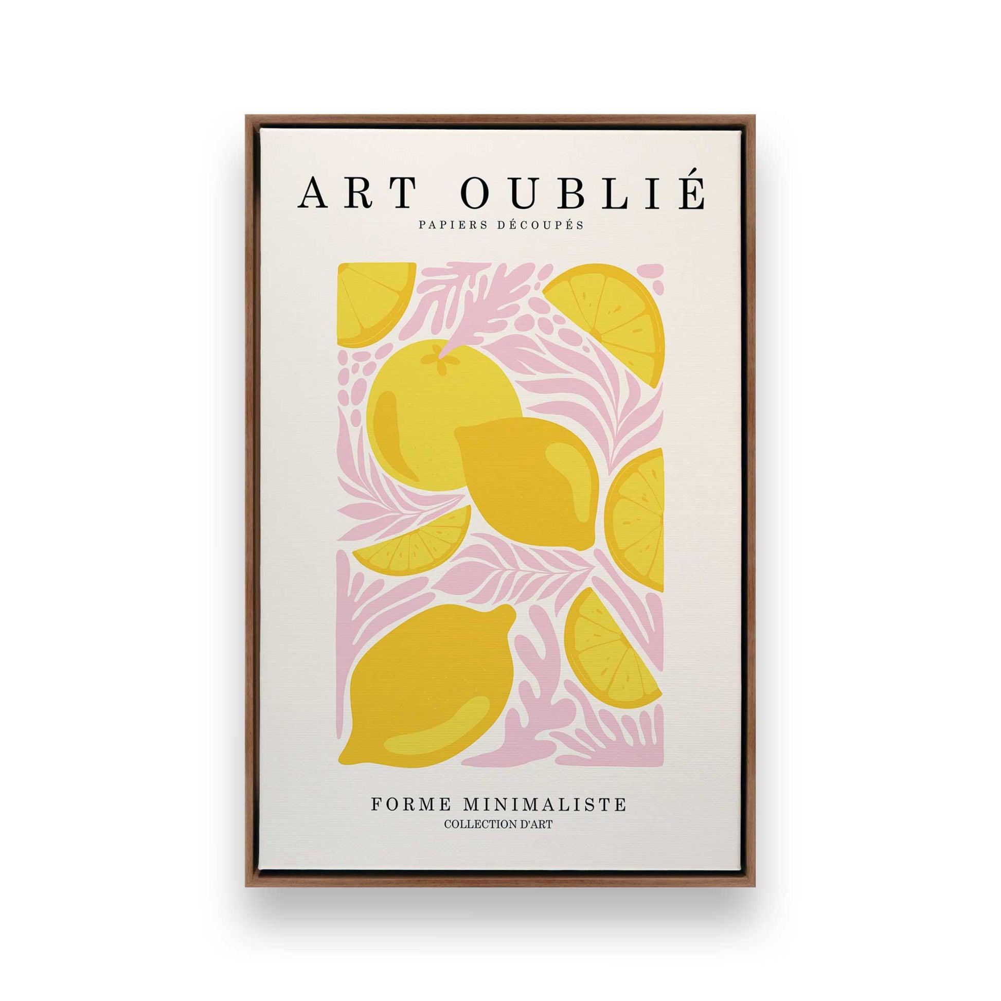 [Color:Walnut], Picture of art in a Walnut frame