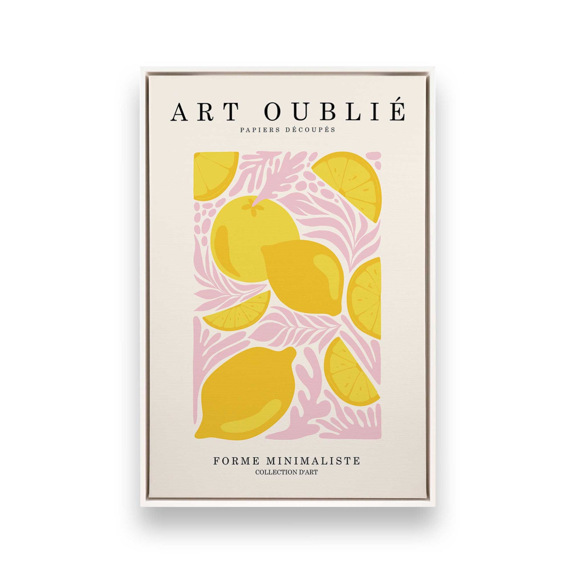 [Color:Opaque White], Picture of art in a White frame