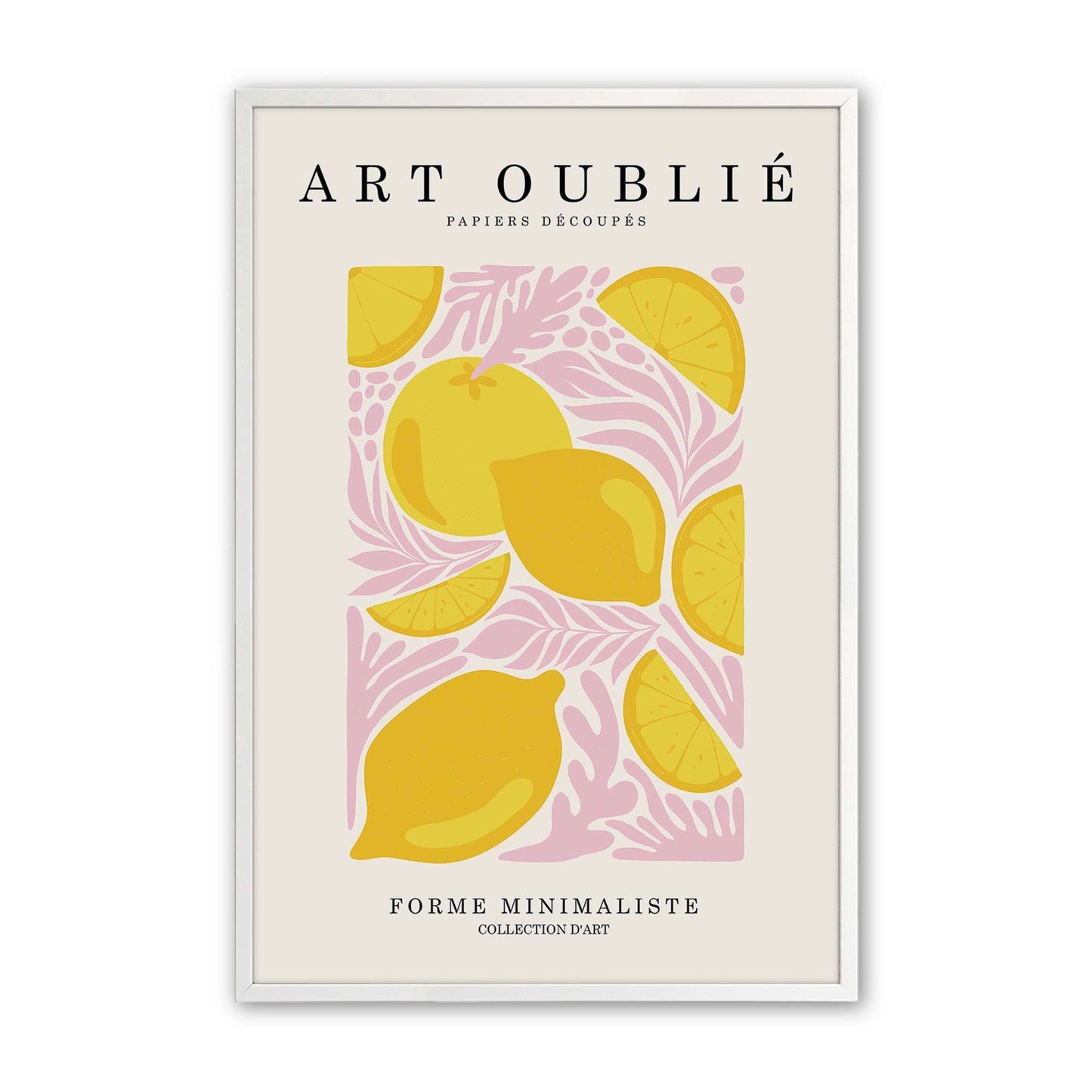 [Color:Opaque White], Picture of art in a Opaque White frame