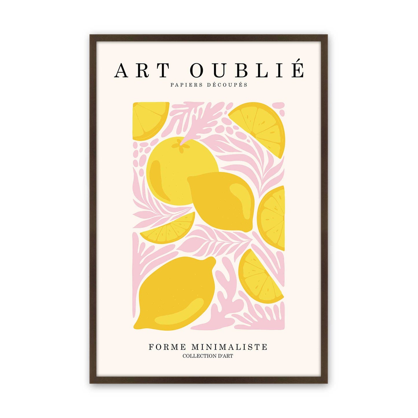 [Color:Brown], Picture of art in a Brown frame