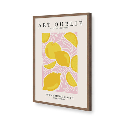 [Color:Walnut], Picture of art in a Walnut frame of the corner