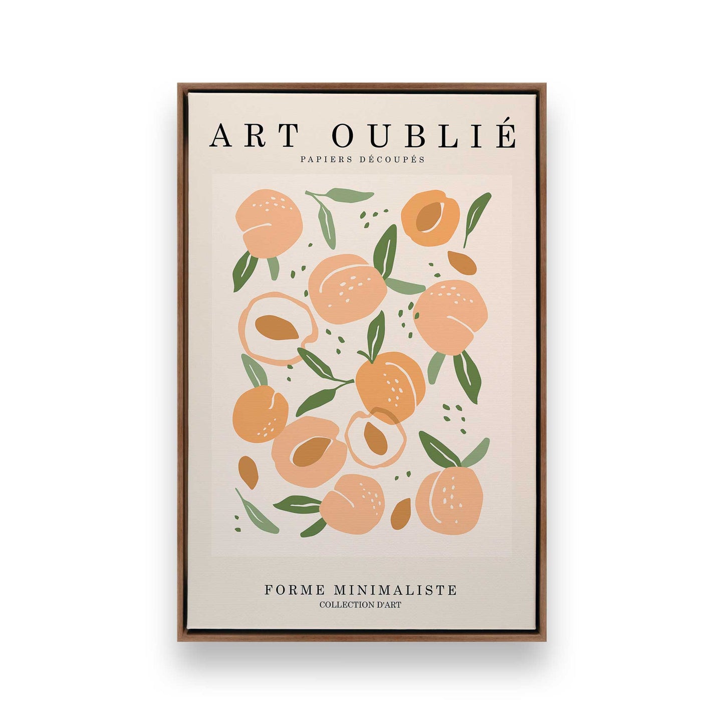 [Color:Walnut], Picture of art in a Walnut frame