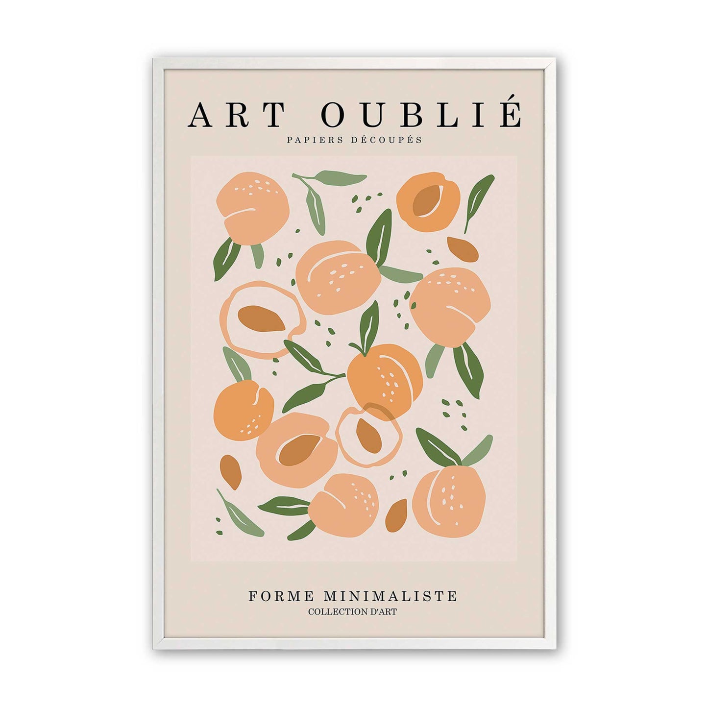 [Color:Opaque White], Picture of art in a Opaque White frame