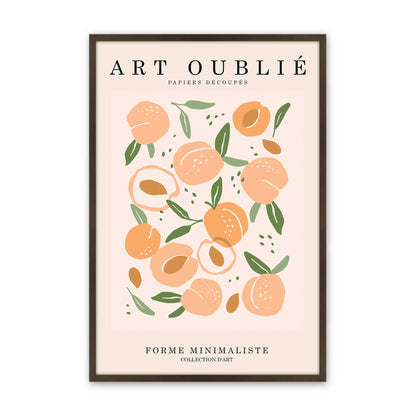 [Color:Brown], Picture of art in a Brown frame