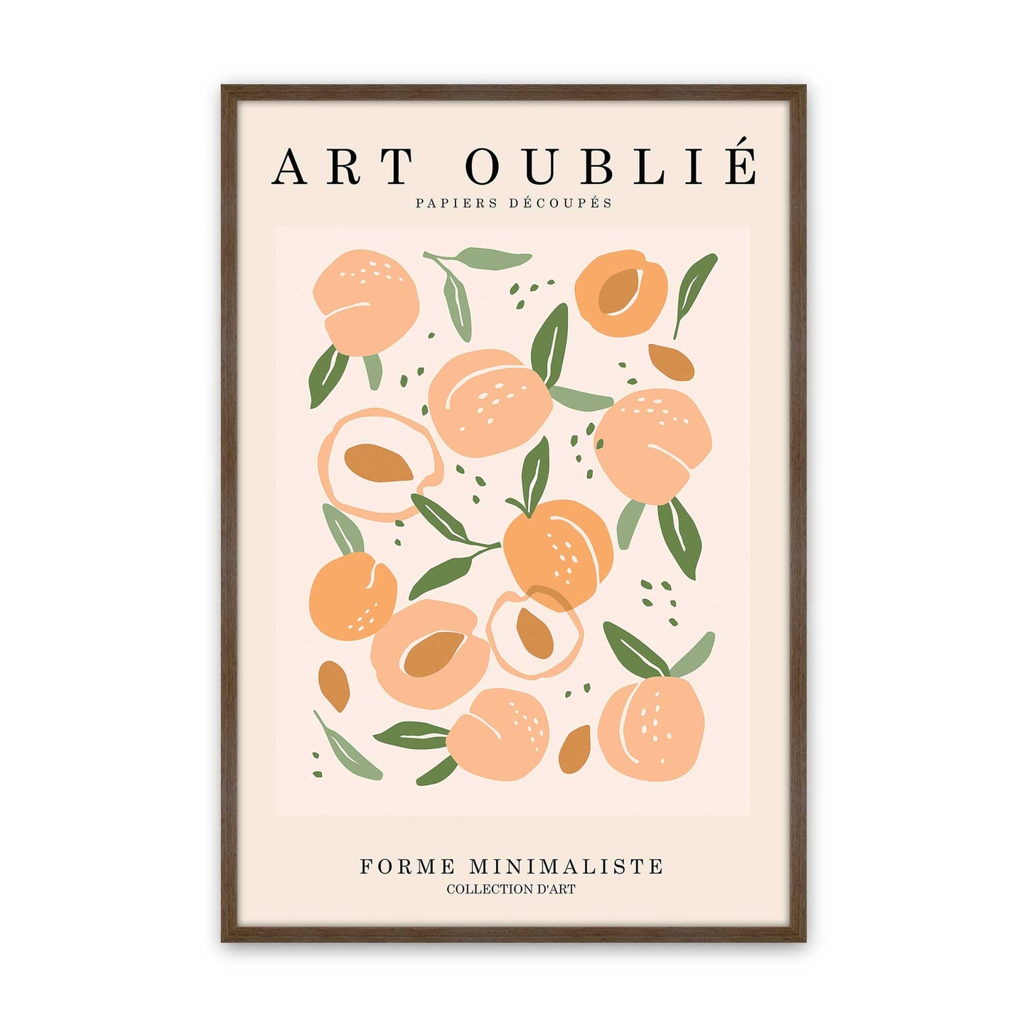 [Color:Walnut], Picture of art in a Walnut frame