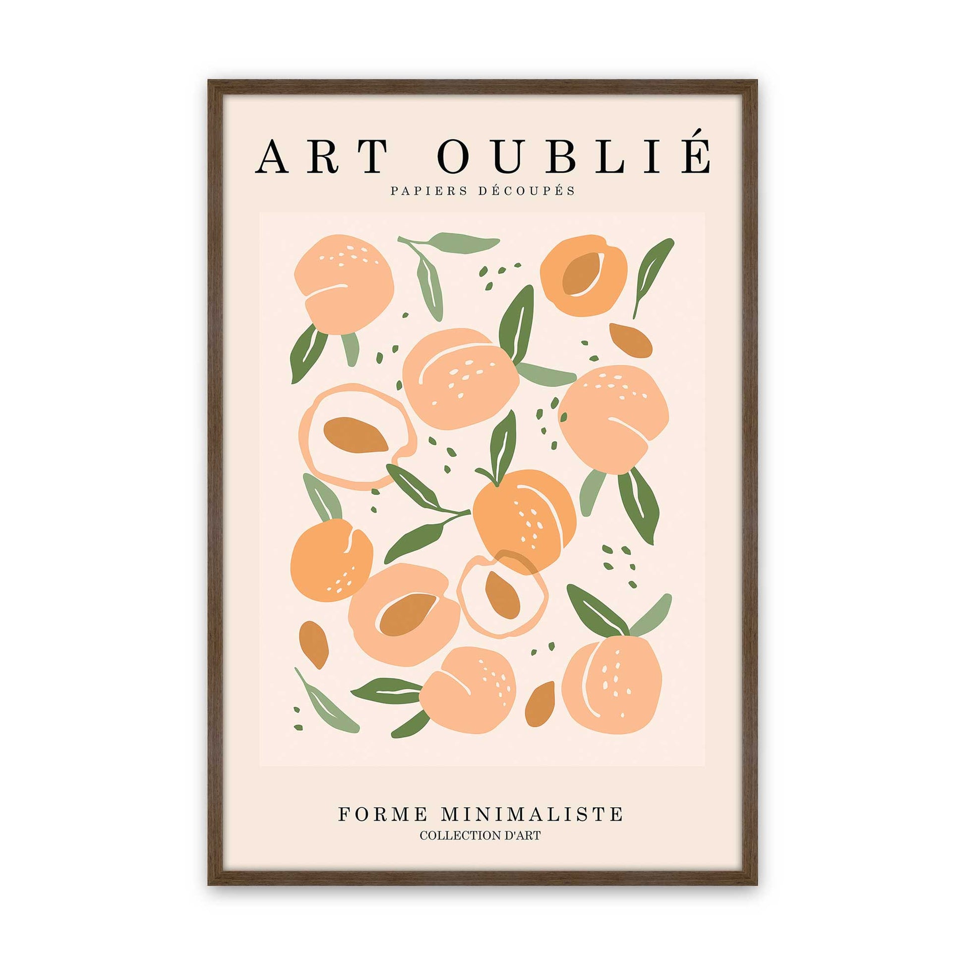 [Color:Walnut], Picture of art in a Walnut frame