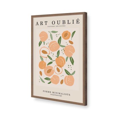 [Color:Walnut], Picture of art in a Walnut frame of the corner