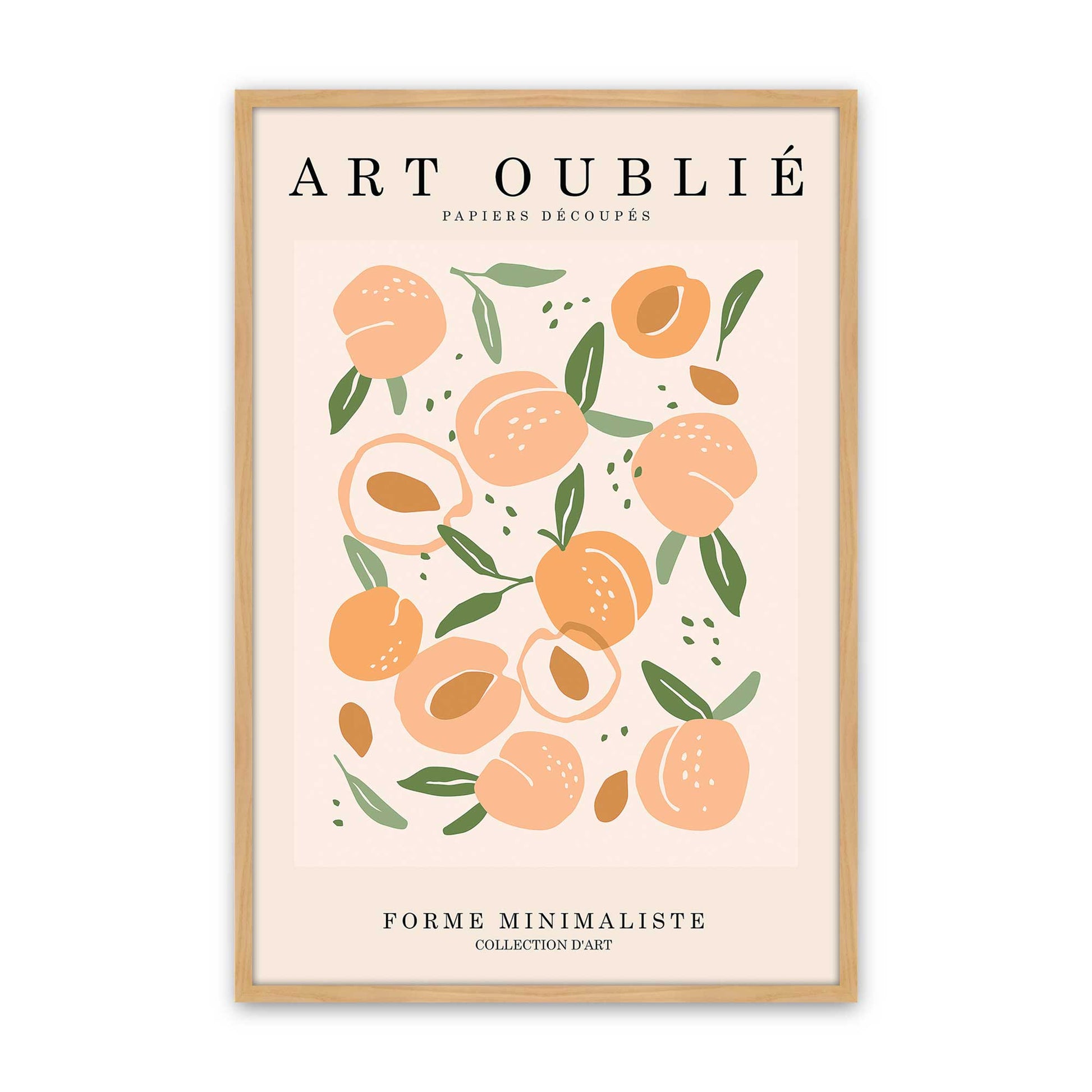 [Color:American Maple], Picture of art in a American Maple frame