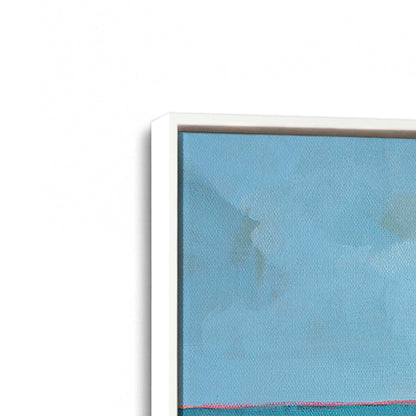 [Color:Opaque White], Picture of art in a White frame at an angle