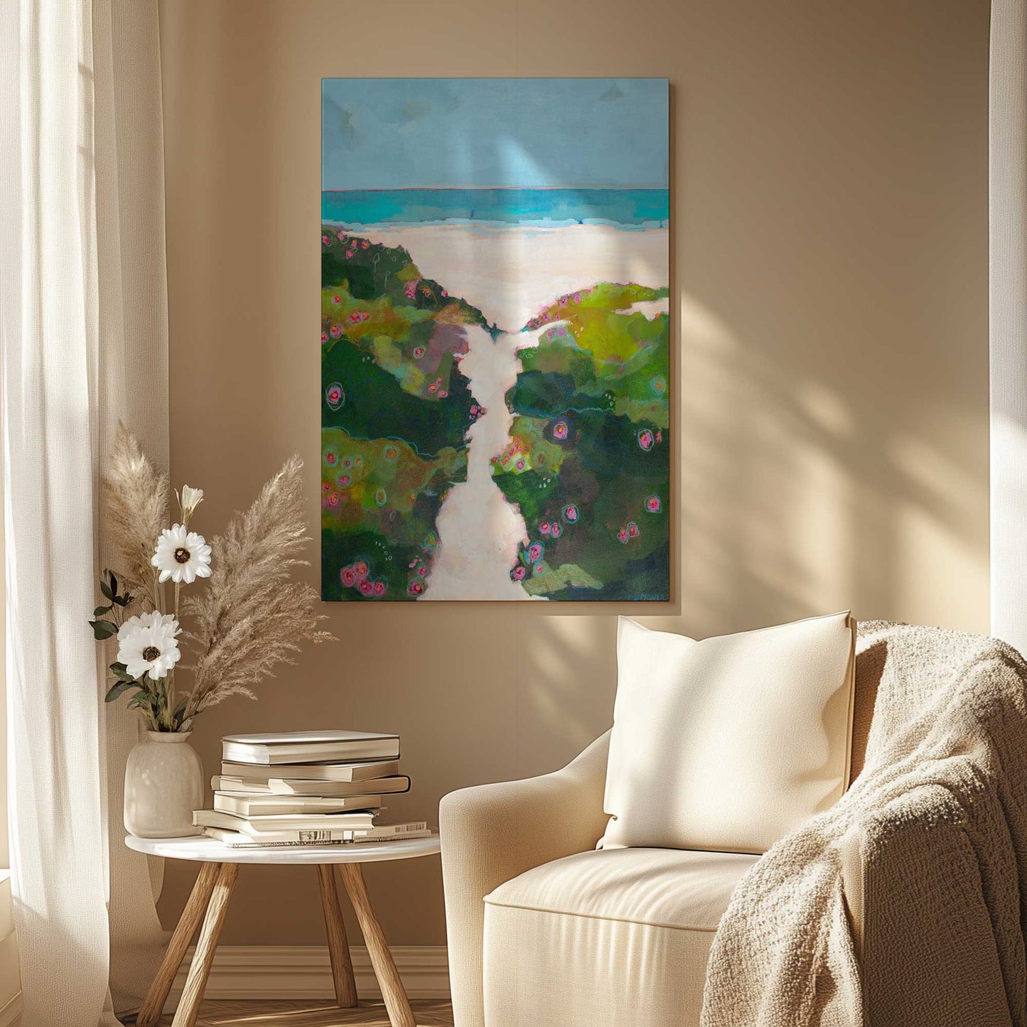 Picture of art in a room