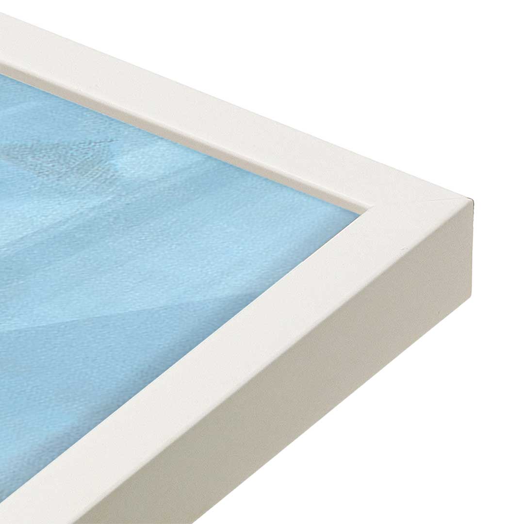 [Color:Opaque White], Picture of art in a Opaque White frame at an angle