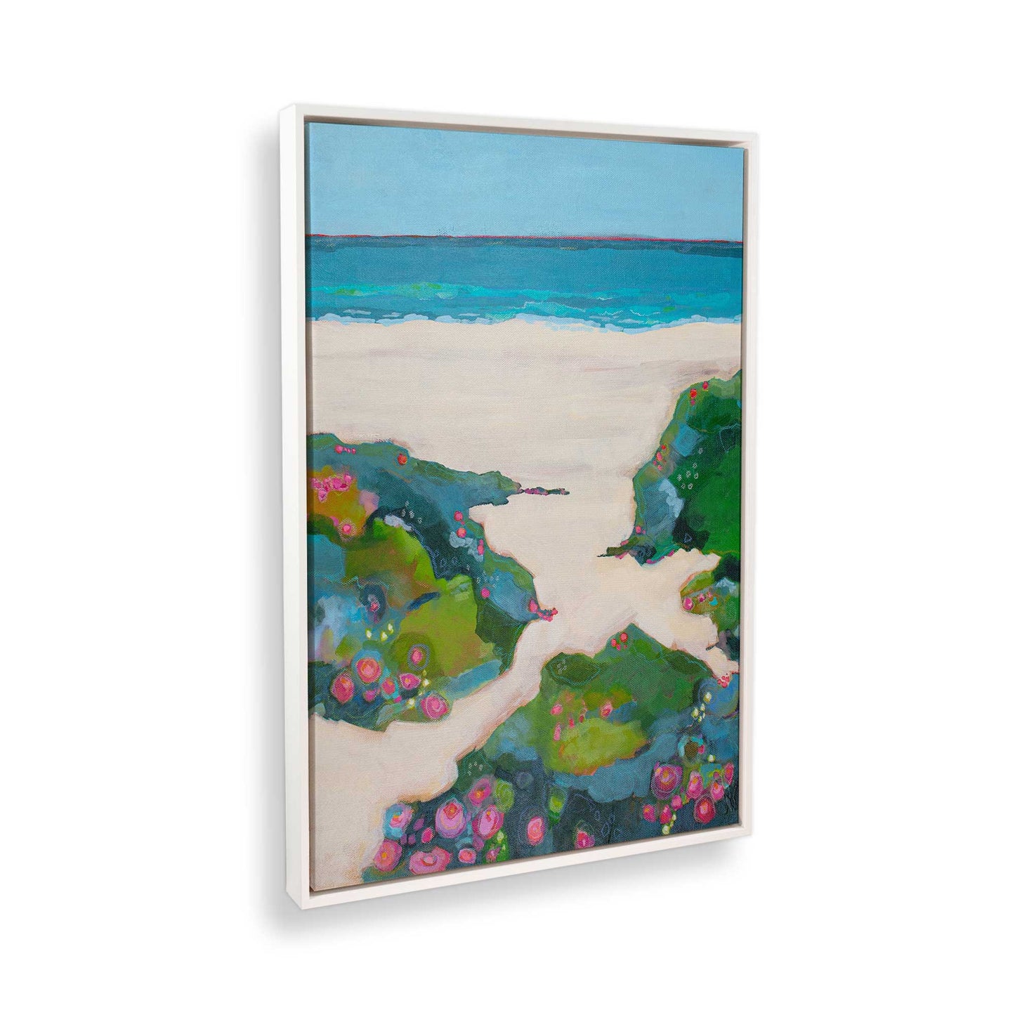 [Color:Opaque White], Picture of the corner of the art