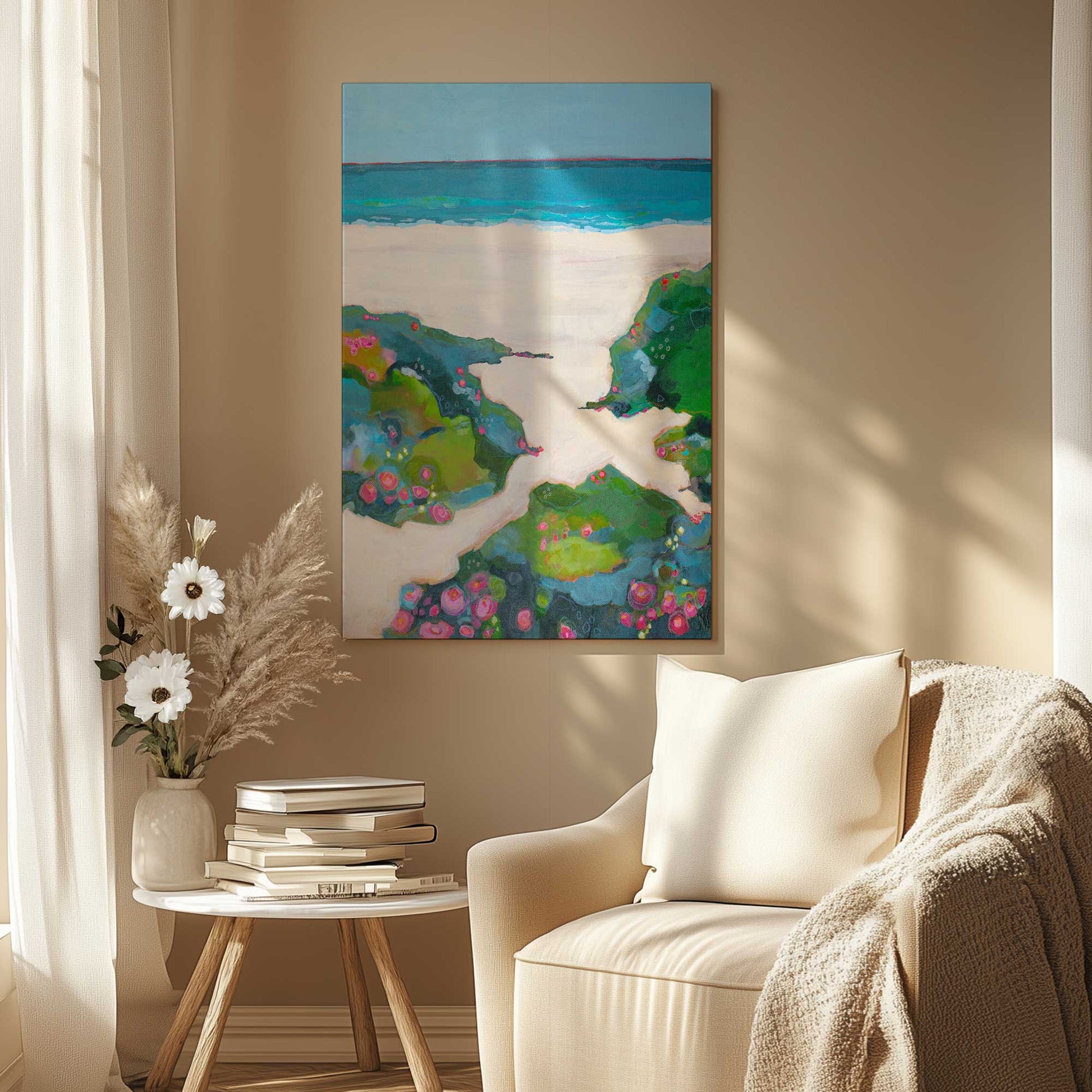 Picture of art in a room