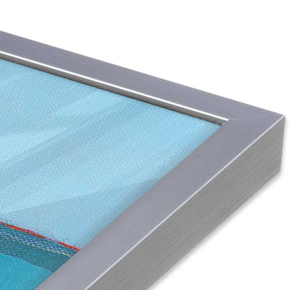 [Color:Polished Chrome], Picture of art in a Polished Chrome frame at an angle