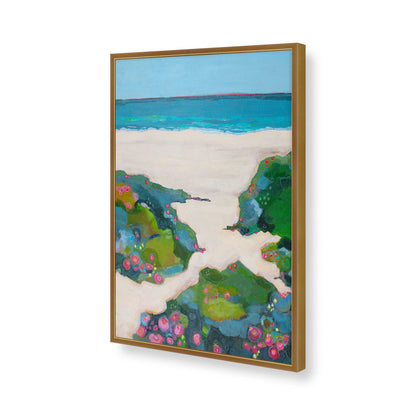 [Color:Polished Gold], Picture of art in a Polished Gold frame of the corner