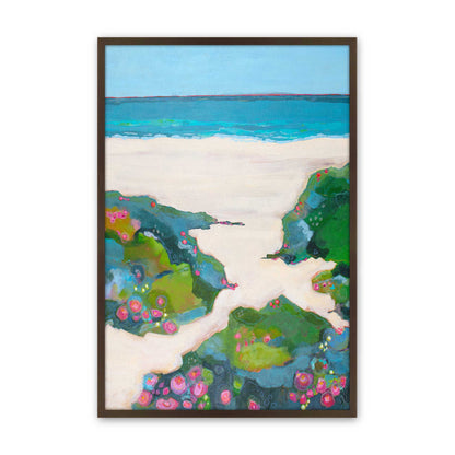 [Color:Brown], Picture of art in a Brown frame