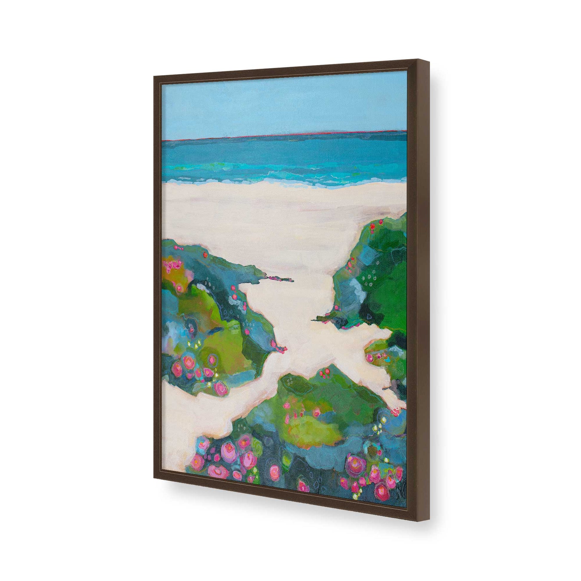 [Color:Belvinder Brown], Picture of art in a Belvinder Brown frame of the corner