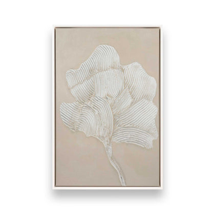 [Color:Opaque White], Picture of art in a White frame